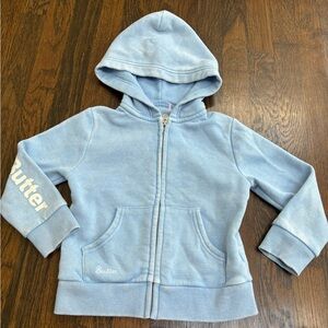 Girls size 4t Kids Blue butter Hoodie